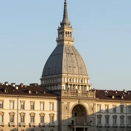 photo of mole antonelliana in turin ( italy ), natural lighting, golden hour, 2 0 0 mm lens, professional photo
