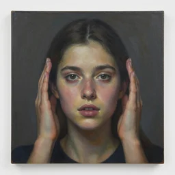 a impressive self - referencing painting