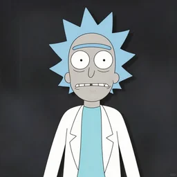 professional photograph of a portrait of Morty Smith from Rick and Morty, black and white, studio lighting