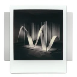 a black and white photograph of the lorenz attractor, in the style of m c escher, film photography, polaroid photo, surreal, soft lighting