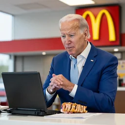 joe biden working at mcdonalds