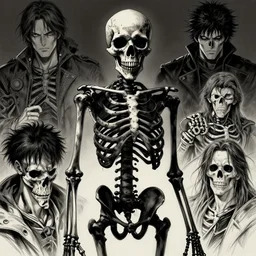 Black Death skeleton, by Stanley Artgerm Lau, WLOP, Rossdraws, James Jean, Andrei Riabovitchev, Marc Simonetti, Yoshitaka Amano, ArtStation, CGSociety
