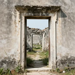 ruins doorway by sainker.