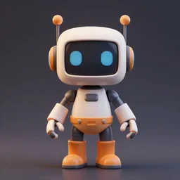pokedstudio pokedbot, rendered in blender, symmetrical