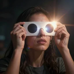 , secretly we spoke, that wise one and me. i said, tell me the secrets of the world. he said, sh … let silence tell you the secrets of the world, 8 k, ultra realistic, solar eclipse, lens flare, atmosphere, glow, detailed, intricate, full of colour, cinematic lighting, trending on artstation, 4 k, hyperrealistic, focused, extreme details, unreal engine 5, cinematic, masterpiece