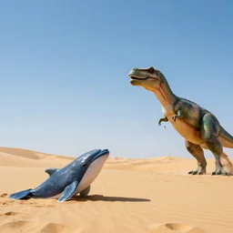 🐋 as 🐼 as 🦕 as 👽, desert photography