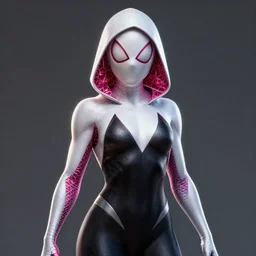Spider-Gwen digital art, ultra detailed, ultra realistic, art by greg rutkowski, trending on deviantart