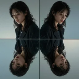 a reflection of a reflection of a reflection. i'll see you on the other side. we've all got things to hide