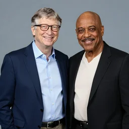 bill gates replacing mike myers as dr. evil in a still photo from'austin powers in goldmember ', hyper realistic, hyper detailed, depth of field, sharp focus