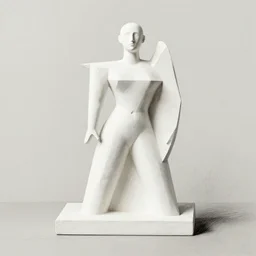 a concept drawing of a surrealist white sculpture by marcel duchamp, dada, conceptual art