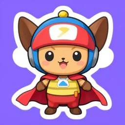 cute miss mascot togepi togepi togepi super hero sticker art, cronobreaker, beeple game icon