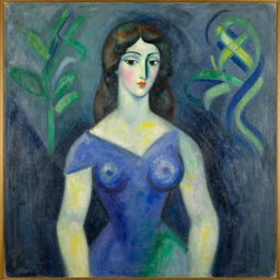 portrait of a woman by robert delaunay endless rhythm