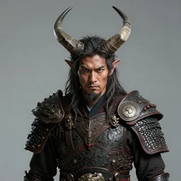 ultra realistic photo portrait of warrior with horn, ultra detailed, 8k, cgsocity,