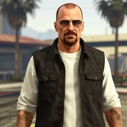 walter white in gta 5, unreal engine 5 detail, by gta 5