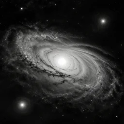 a photo of distant galaxies, james webb telescope, black and white, spielberg, 3 5 mm film, cinematic 4 k