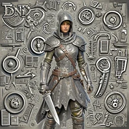 a portrait of my next DND rogue character , concept art, DND, trending on artstation 3D.
