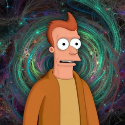 bender from futurama, hyperrealistic intricate fractal