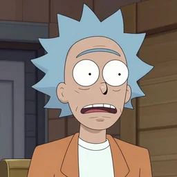 portrait of Rick Sanchez in the style of Lee Jeffries, award-winning, detailed, 82 mm sigma art, close up