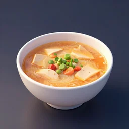 a beautiful art of bowl of soup that is also a portal to another dimension, digital art