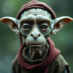 annie leibovitz headshots of kreacher the house elf from harry potter, 5 0 mm soft focus