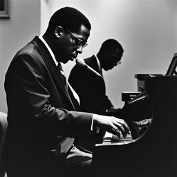 thelonious monk at the paino