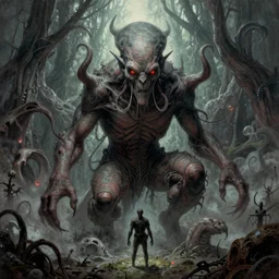 cthulhu, by hp lovecraft, otherworldly, by greg rutkowski, by zdzisław beksinski, thalassophobia, very detailed, by francois launet