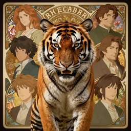 portrait of a tiger, exudes terror, highly detailed vfx portrait, unreal engine, greg rutkowski, loish, rhads, caspar david friedrich, makoto shinkai and lois van baarle, ilya kuvshinov, rossdraws, elegent, tom bagshaw, alphonse mucha, global illumination, detailed and intricate environment.