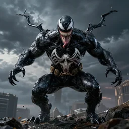 venom combined with the Batman
