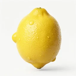 a lemon in the shape of Dwayne Johnsons head