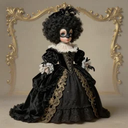baroque rococo painting Royal Fancy black widow  Greg Hildebrandt Lisa Frank high detail cute whimsical