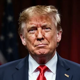 donald trump criminal. portrait by and jean giraud and anton otto fischer and john philip falter