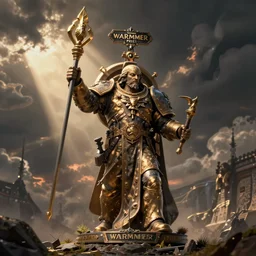 « war hammer priest, digital art »