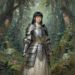 portrait of Princess Mononoke girl, fully clothed in armor, lush forest landscape, painted by tom bagshaw, proko, artgerm, norman rockwel, james gurney, denoised, sharp, architectural