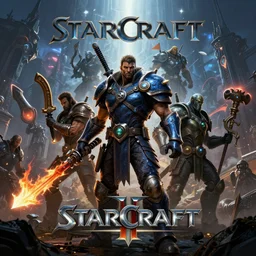 a movie poster for the video game starcraft 2