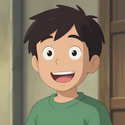 a portrait of a character who is happy and positive by genndy tartakovsky