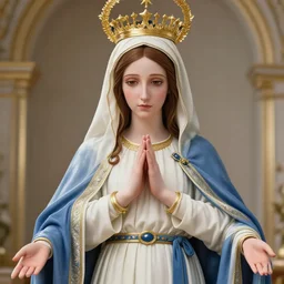 a highly detailed and realistic photo of the virgin mary cosplay on a herogasm, artstation, 4 k, correctly anatomy, good light