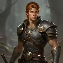 beautiful male, highly detailed, d & d, fantasy, highly detailed, digital painting, trending on artstation, concept art, sharp focus, illustration, global illumination, ray tracing, realistic shaded, art by dang my linh and małgorzata kmiec