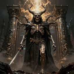 Now I have become Death, the destroyer of worlds, artwork by artgerm, 4K resolution, gates of hell, art by Alejandro Burdisio