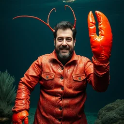 david schwimmer dressed as a lobster
