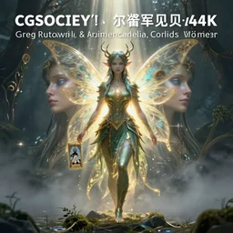 beautiful whimsical [ fairy ]!!, trending on cgsociety, intricate, 4 k photorealistic faces, luminous lighting, 4 k, artstation contest winner, greg rutkowski, rajmund kanelba, foggy atmosphere, god rays, portrait!!, tarot, d & d, full body, octane, unreal engine 5, original character