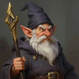 a detailed portrait of a gnome wizard, by victo ngai and greg rutkowski, digital art, realistic painting, high quality, very detailed, fantasy, dnd, character design, trending on artstation
