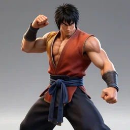 wong Fei Hung in mortal combat 4k
