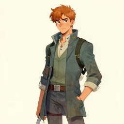A character designed by Thibaud Ange and drawn by Arnaud Glaser.