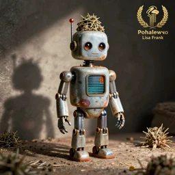 pothead robot by Lisa Frank