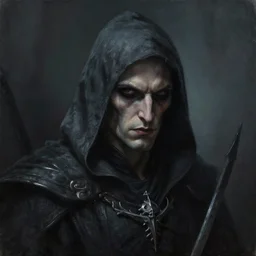 necromancer. portrait. sinister atmospheric lighting. highly detailed painting by ross tran.
