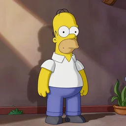 photorealistic picture of Homer Simpson