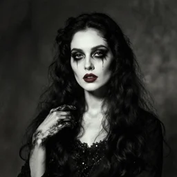portrait, vintage, glorious, nightmare