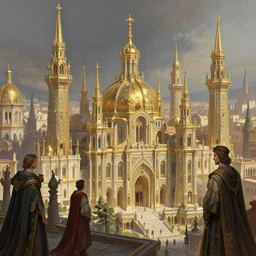 the great city of noxia, organized, ivory towers, peter morbacher, ross tran, angelarium, greg rutkowski, extravagant, trending on artstation, cinematic lighting, digital painting, octane render, artgerm