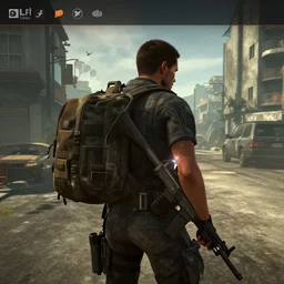 screenshot of androideighteen in the videogame'detroit : become human '.