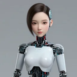 a beautiful robot lady | | cute - fine - face, pretty face, hourglass figure, realistic shaded perfect face, fine details by stanley artgerm lau, wlop, rossdraws, james jean, andrei riabovitchev, marc simonetti, and sakimichan, tranding on artstation